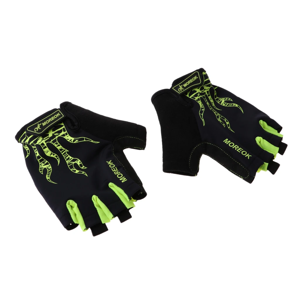 Cycling Gloves with Shock-absorbing Gel Pad Breathable Half Finger Fingerless MTB Mountain Rode Bike Bicycle Riding Gloves M-XL