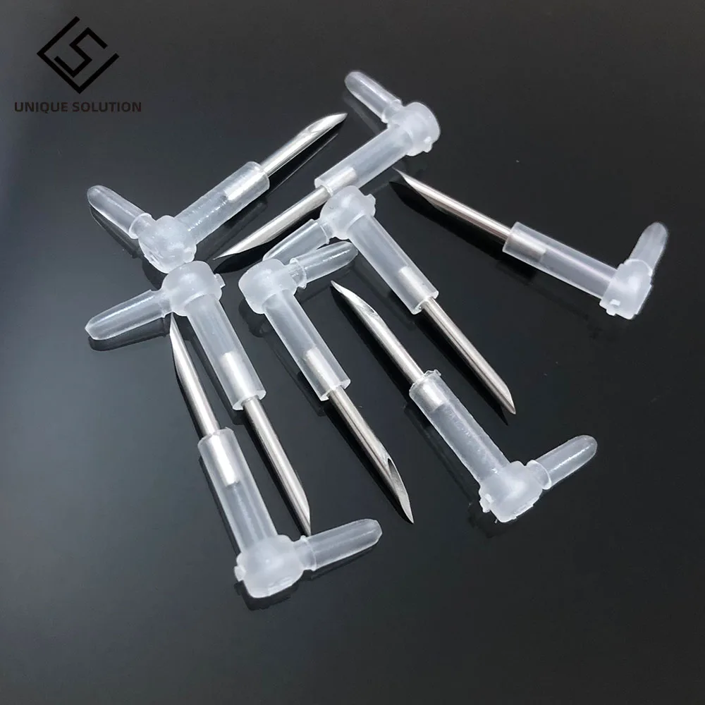 DIY CISS L Bend Elbow With Long Steel Sharp Needle Ink Tube Elbow CISS Hose Elbow Tube Connector Elbow Length 27MM (4)