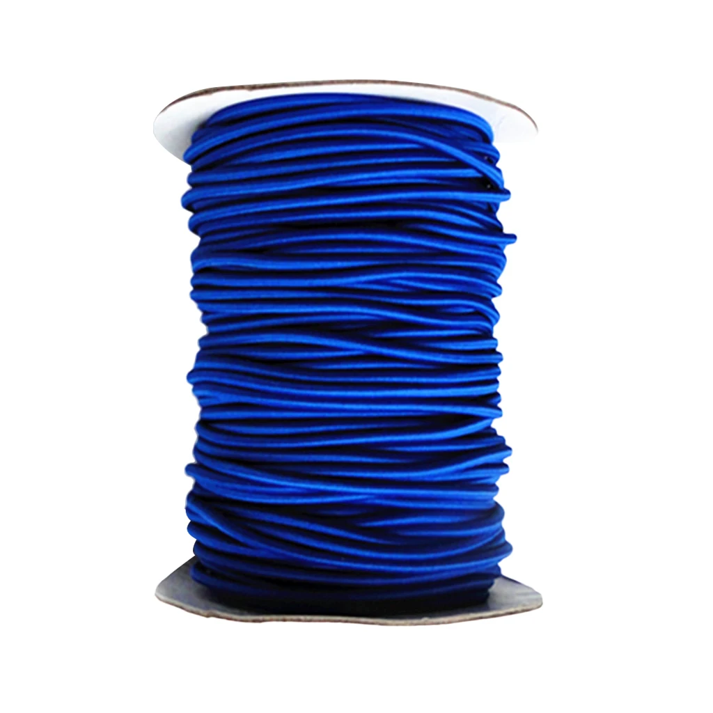 4mm 10m Blue Elastic Bungee Cord Shock Cord Tie Down Boat Trailer Tarpaulin