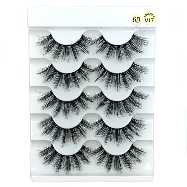 3D/5D/6D Faux Mink Hair False Eyelashes Long Full Volume Fluffy Wispies Lashes Handmade Eyelashes Extension Tools