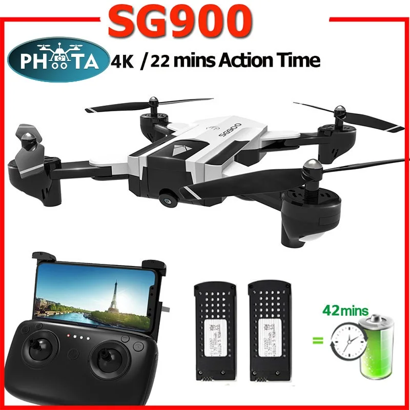 SG900 50x Zoom RC Drone With 4K HD Camera Professional selfie FPV 22minutes long flight Quadcopter Follow Me Helicopter Toy