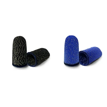 

1 Pair Breathable Mobile Finger Sleeve Press Trigger Game Controller Sweatproof Gloves for PUBG Mobile Phone Gaming