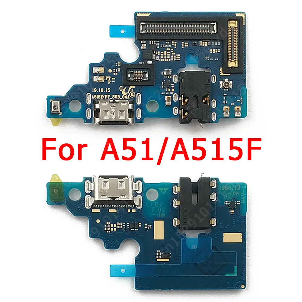 Оригинальная зарядная Плата USB для Samsung Galaxy A51 A515F зарядный порт печатная плата док