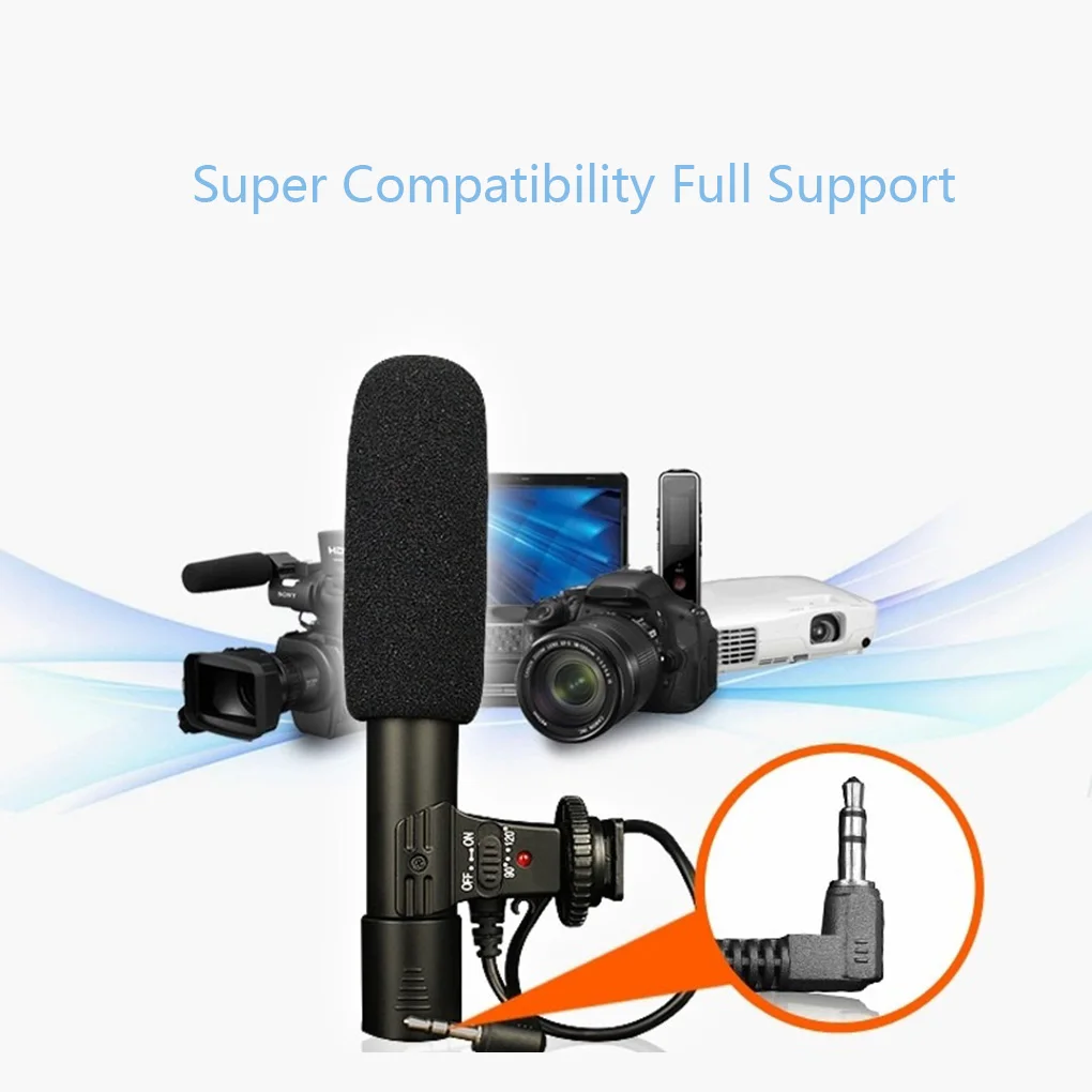MIC-01 стерео камера-регистратор с микрофоном для Nikon Canon DSLR камеры компьютера ПК мобильного телефона микрофон для Xiaomi iphone 8 X samsung