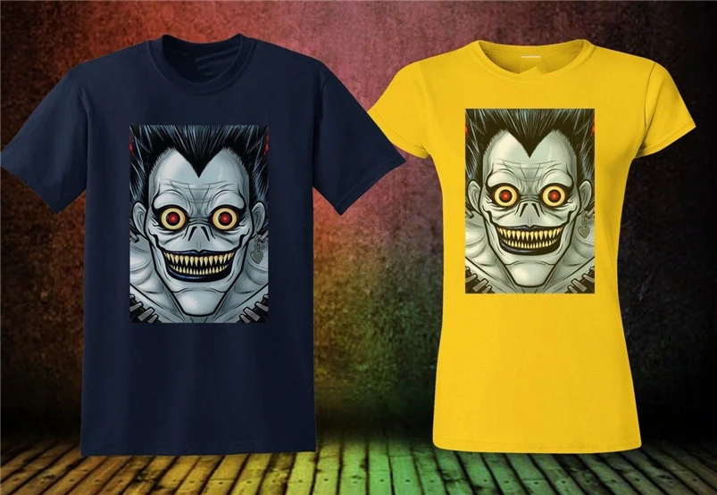 Death Note Ryuk T-Shirt Japanese Anime Shirt Short Sleeve New Tee Tops Unisex Funny |