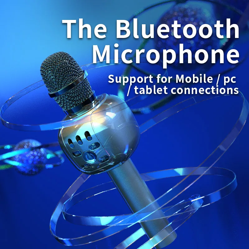 N19 bluetooth караоке микрофон беспроводной Профессиональный динамик microfono HIFI ручной домашний Радио Студия magic soud динамик микрофон