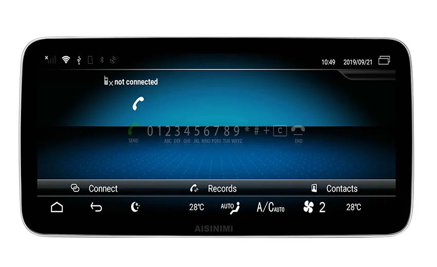 Sale Android 8.1 Car Dvd Navi Player FOR Mercede Benz CLA GLA A Class W176 car Monitor audio gps stereo auto all in one 27
