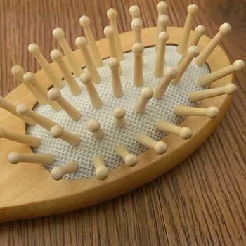 

Newly Massage Wooden Comb Bamboo Hair Vent Brush Brushes Hair Care Beauty SPA Massager CLA88