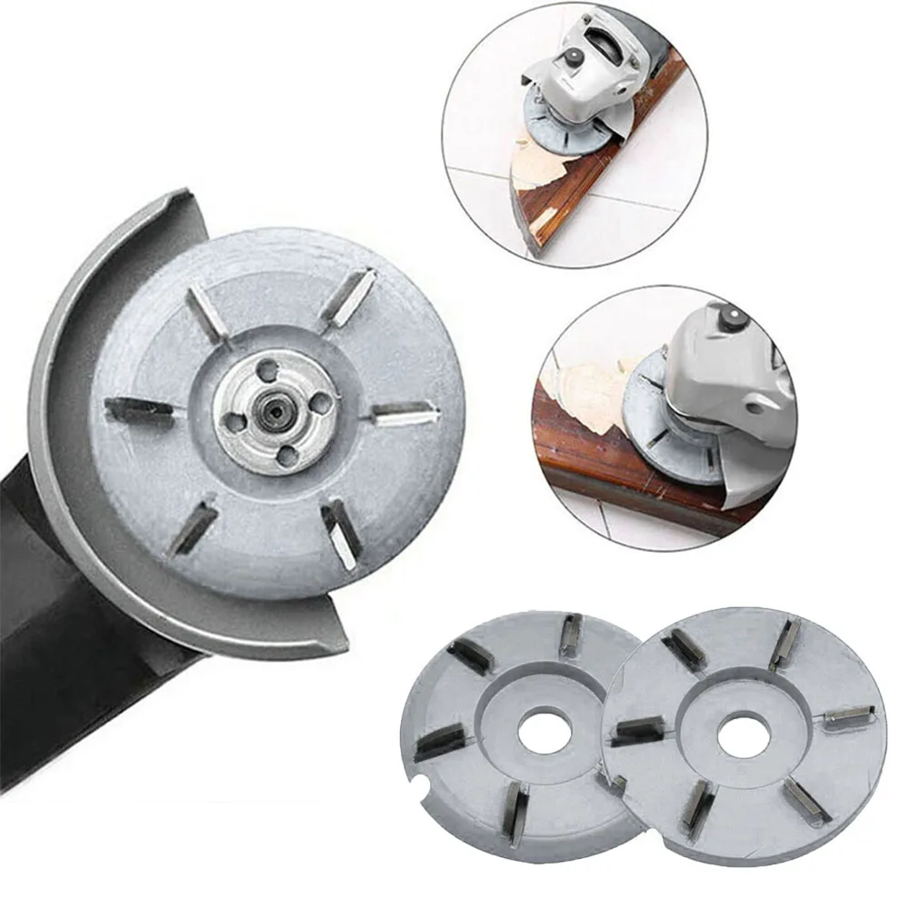

Workshop Grinding wheel Tools Supplies 2pcs Milling Cutter Flat 6 Teeth