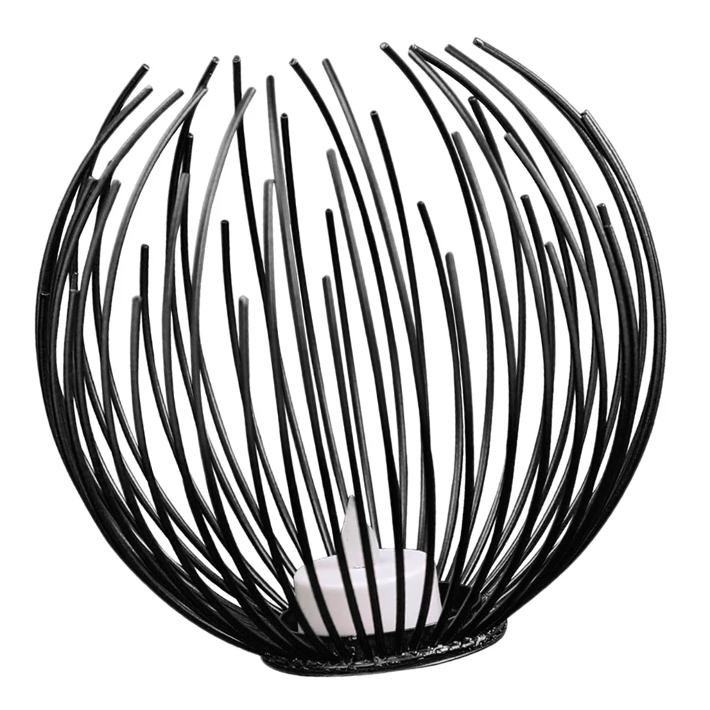 European Style Iron Geometric Candle Holder Metal Craft Home Decoration Gift