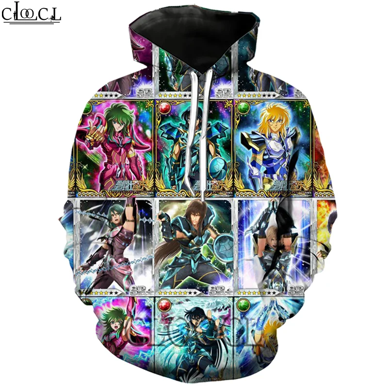 

HX 2020 Newest 3D Print Anime The Knights of the Zodiac Saint Seiya Men Women Fashion Hoodies Unisex Casual Sportswear Tops