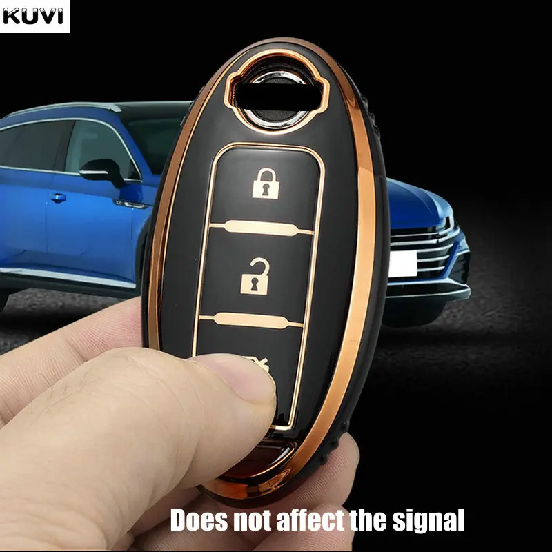 Car Key Case Cover TPU Remote Key Fob For Nissan Qashqai Juke J10 J11 X-Trail T32 T31 Kicks Tiida Pathfinder Note For Infiniti