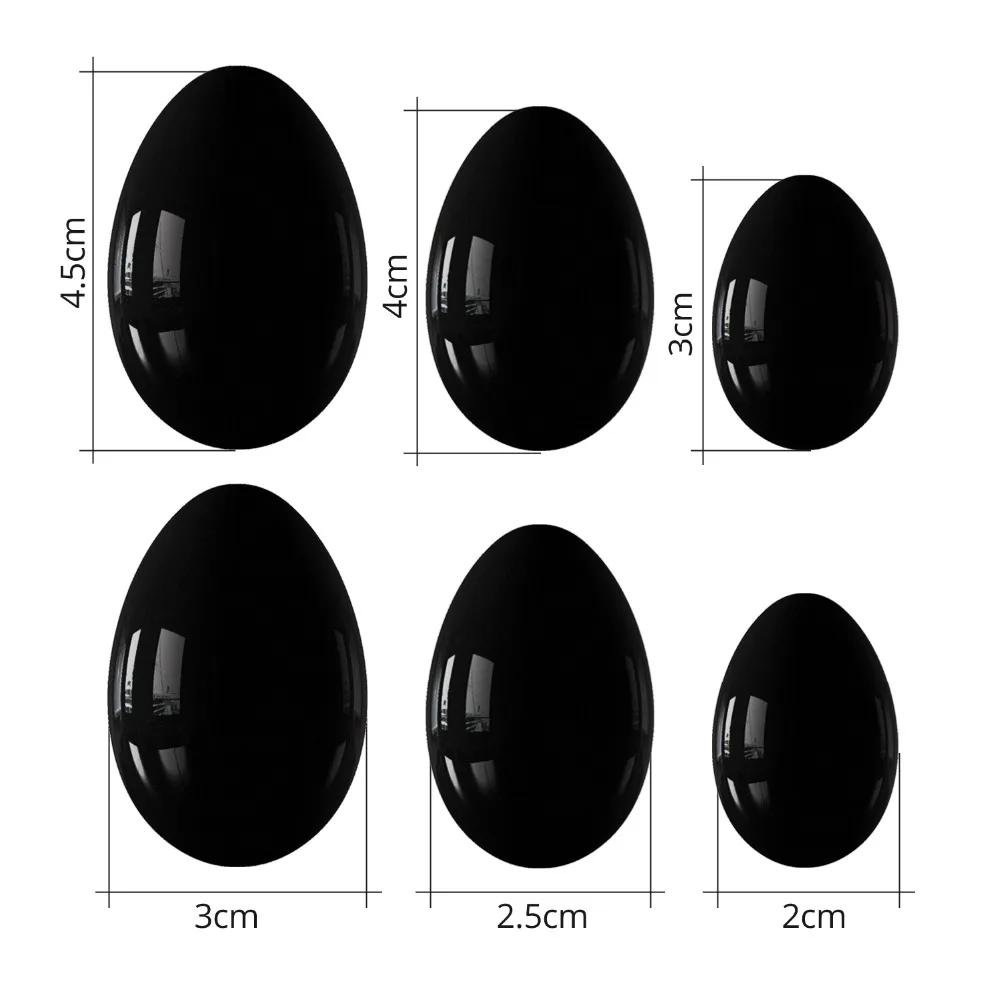 Dropshipping Obsidian Yoni Egg Massage Wand Set Women Kegel Exerciser Vaginal Muscles Tightening Massage Tool RuiTong