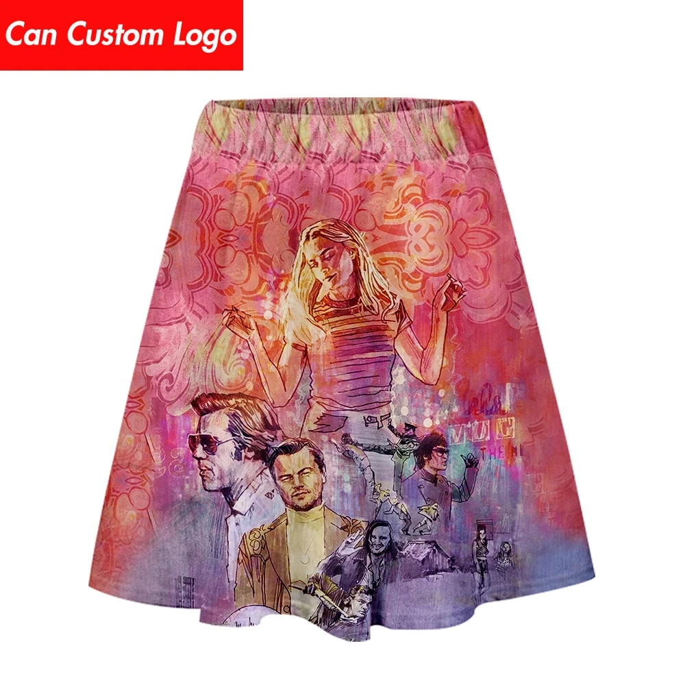 Once Upon A Time In Hollywood Skirt Harajuku Casual New Style Harajuku Pop Skirts New Sexy Kpops Women Casual Hot Sale