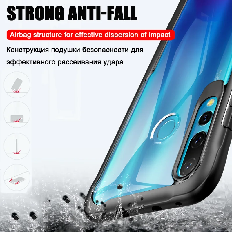 P30 Lite чехол прозрачный мягкий силиконовый тонкий задняя крышка для HuaweiP 30 P30Lite P30Pro