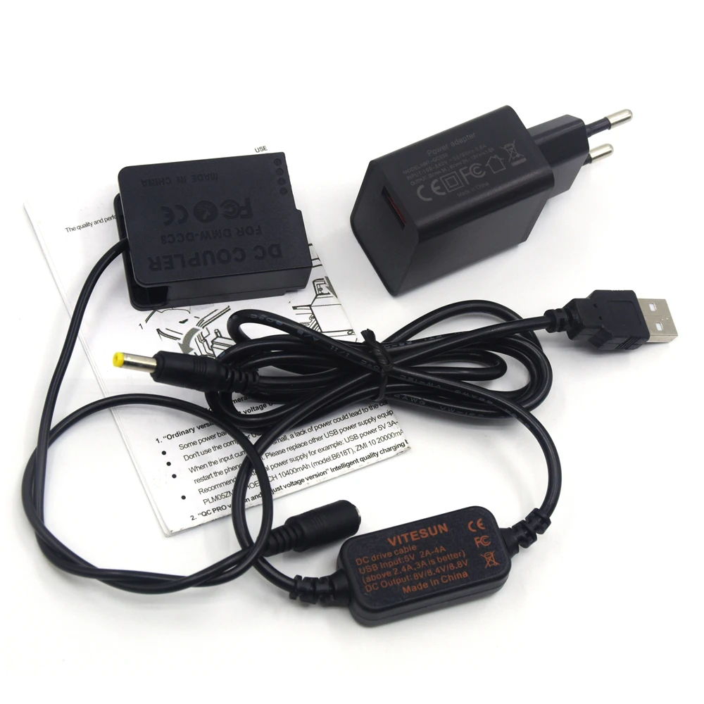 Cargador Rápido CELLONIC Para Baterías Panasonic Lumix DMW-BLE9/DMW-BLG10 - Pantalla LED, Entrada 100-240V