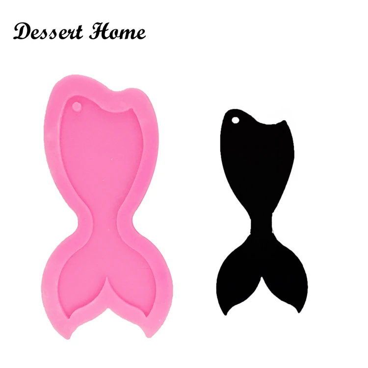 DY0059 DIY одеяло хвост русалки формы для эпоксидной смолы фасона рыбий пресс-форм