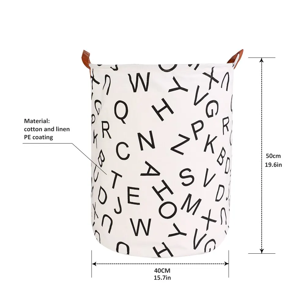 Складная Прачечная Корзина 40x50 см большой емкости круглый пакет для мусора большая корзина складной держатель для игрушек ведро Органайзер - Цвет: A 10