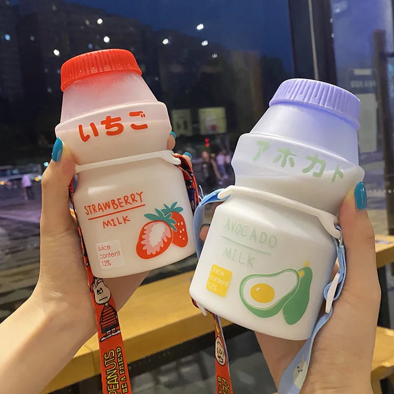 Kawaii Cute Fruity Milk Water Bottle – The Kawaii Shoppu