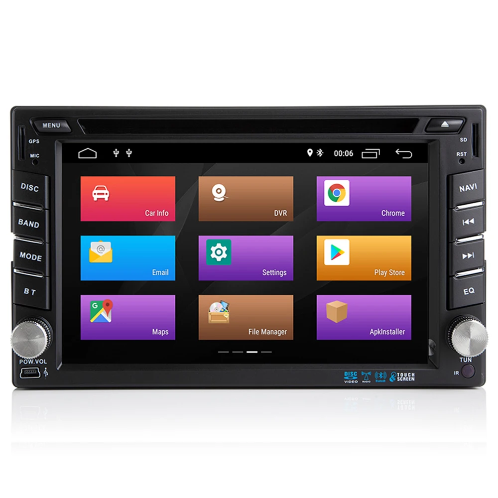 Excellent Octa Core RAM 4G ROM 64G 2 Din Android 9.0 Car Audio Stereo Radio With GPS WiFi Universal GPS Navigation Video Head Unit 3