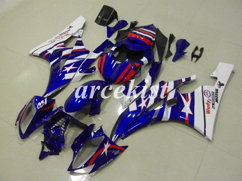 Литьевая Форма ABS мотоцикл обтекатели комплект для YAMAHA YZF-R6 2006 2007 06 07 R6 обтекатель набор красный синий прохладный