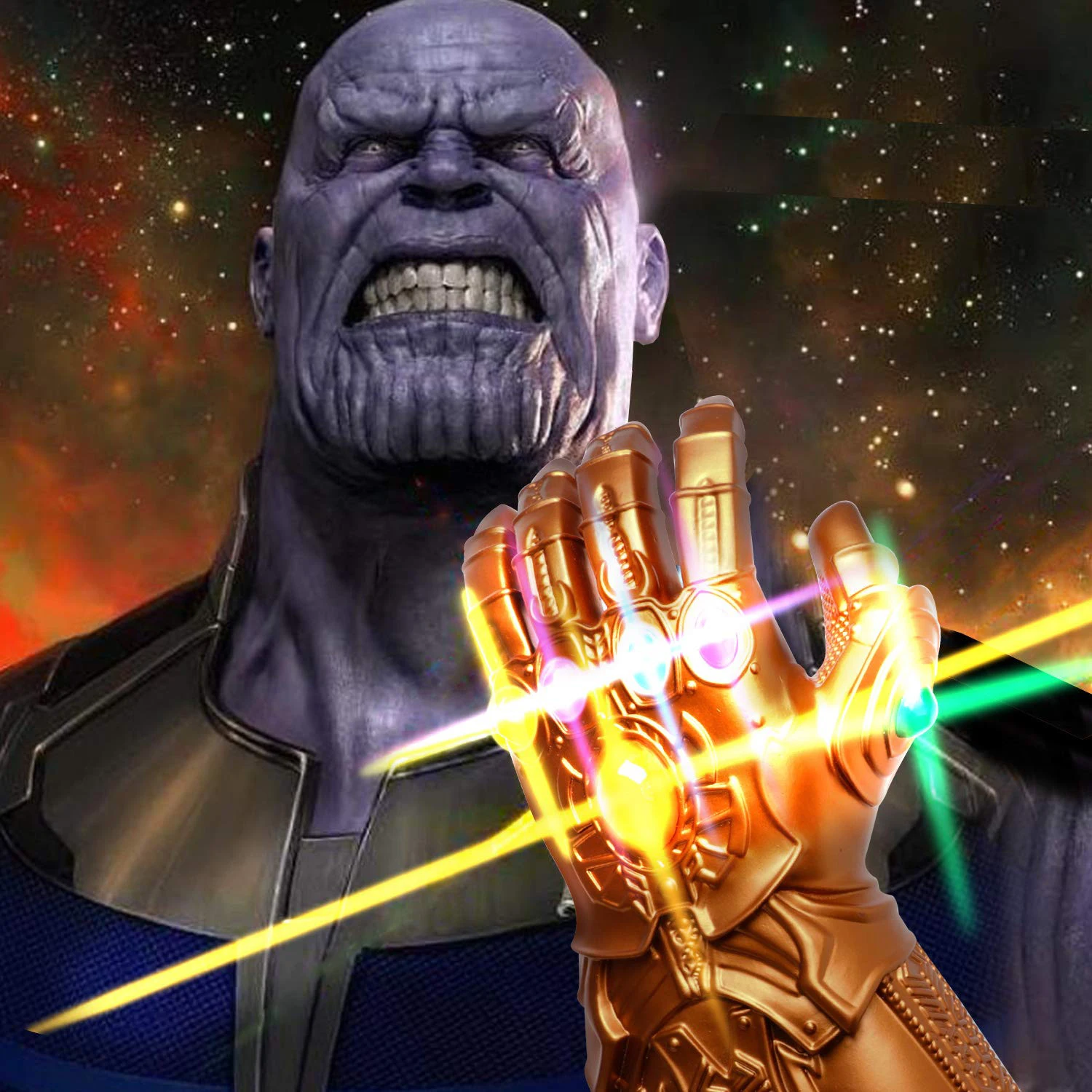 Avenge 3 Infinity War Gauntlet светодиодный перчатки Таноса вечерние украшения для косплея