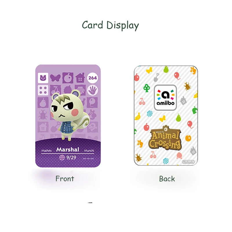 Карта для скрещивания животных серии 1 и 2 (81 120) Amiibo Card работает 3DS NS Switch Game Animal Crossing