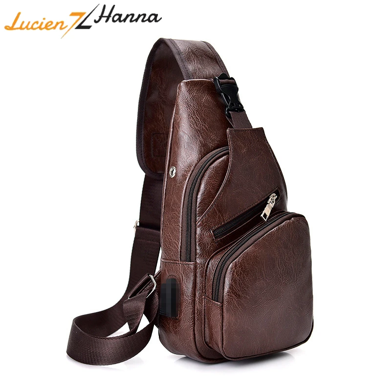 

Crossbody Bags for Men Short Trip Sling Chest Bag Designer Casual Messenger Bags Male Shoulder Bag Diagonal Back Pack Bolsos