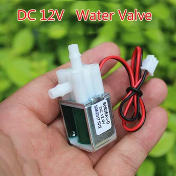 

100pcs/lot DC12V Micro Mini Electric Solenoid Valve Normally Closed N/C Air Water Valve ,Garden Watering Valve