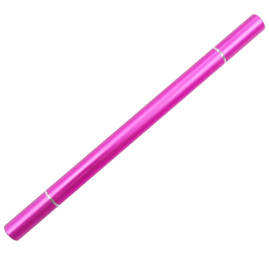 Ручка для сенсорного экрана силикон плюс проводящая ткань два в одном сменная емкость ручка для рукописного ввода - Цвета: Pink