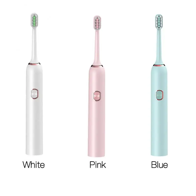 New Ultrasonic Automatic Electric Toothbrush Rechargeable Ultrasonic Washable Electronic Whitening Waterproof Teeth Brush New Ultrasonic Automatic Electric Toothbrush Rechargeable Ultrasonic Washable Electronic Whitening Waterproof Teeth Brush