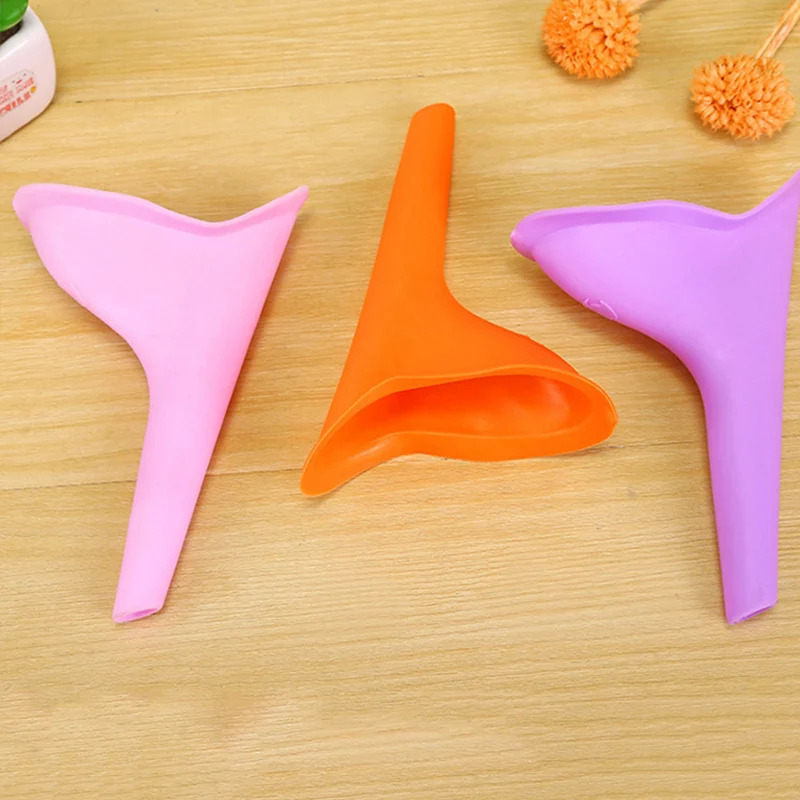 Portable Woman Travel Female Toilet Can Wee Urinal Director Funnel Tube Silicone Urination Device Stand Up& Pee C1025 b