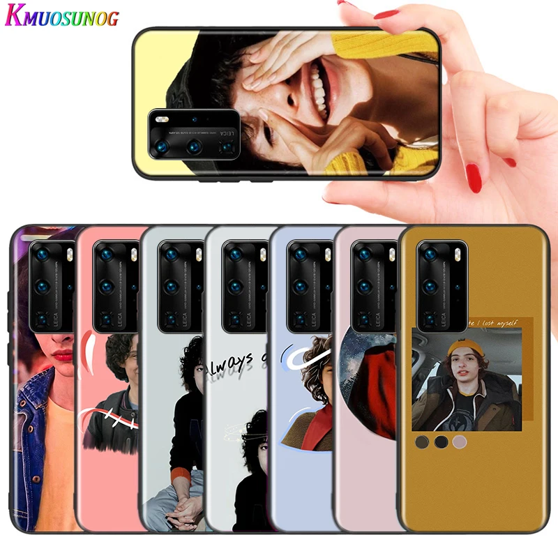 Для Huawei P40 P30 P20 Pro Lite E Plus 5G черный чехол для телефона TV Finn Wolfhard странные вещи P10 P9 P8