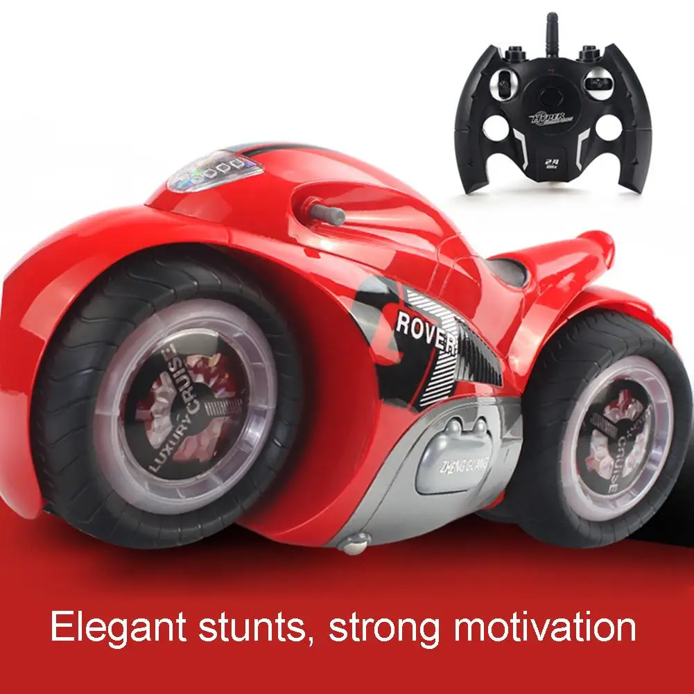 2,4 г мотоцикл RC с крутым светом высокоскоростные RC игрушки, модели мотоциклов дистанционное управление дрейф 360 градусов вращающийся 1:14