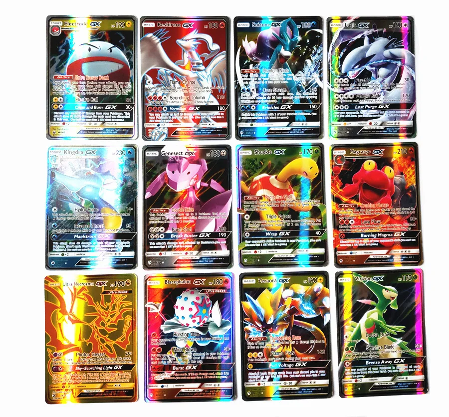 200 шт., 25, 50, 100 шт., GX, EX Shining, карточные игры, Battle Carte, торговые карты, игра, детская игрушка