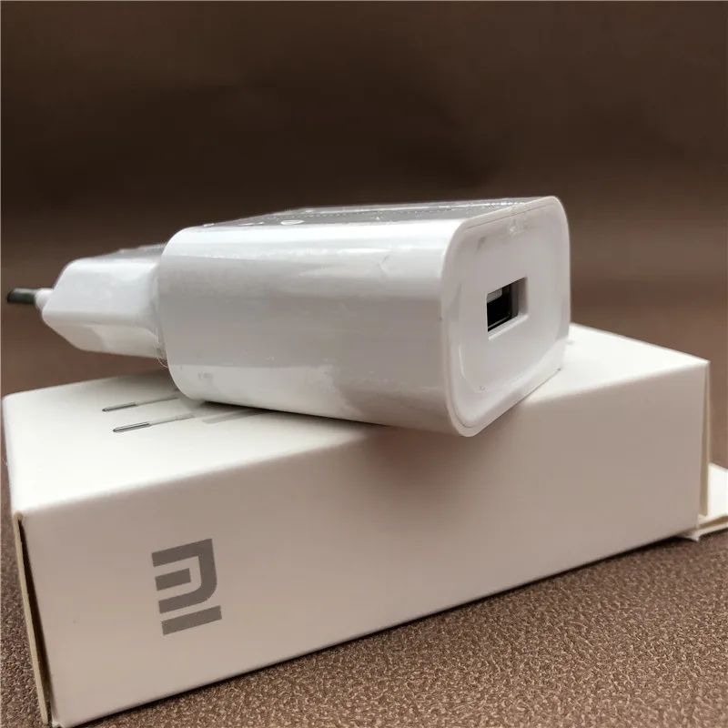 Xiaomi mi USB зарядное устройство адаптер 5 В/2A ЕС mi cro USB кабель для красного mi 4 4X 4A Note 5 5A 6 6A 7 7A S1 S2 в штучной упаковке