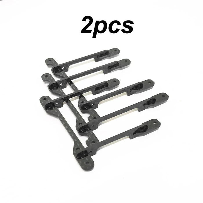 

2PCS VS/S2/MA/MS/AR/FMA Carbon Fiber Front Brake Reinforcing Plate Self-made Anti-skew for RC Tamiya Mini 4WD Racing Car Model