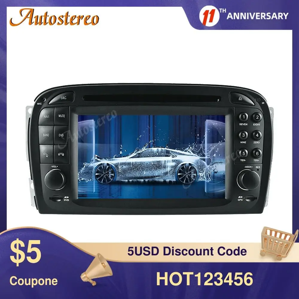 

Android 10 For Mercedes Benz SL SL500 R230 2001-2007 Car CD DVD Player Auto Radio Car GPS Navigation Headunit Multimedia Satnav