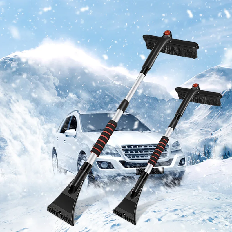 Multi-purpose Snow Removal Shovel 85CM for Automobiles Retractable and Rotating Car Snow Remover Removal and Defrost Tool