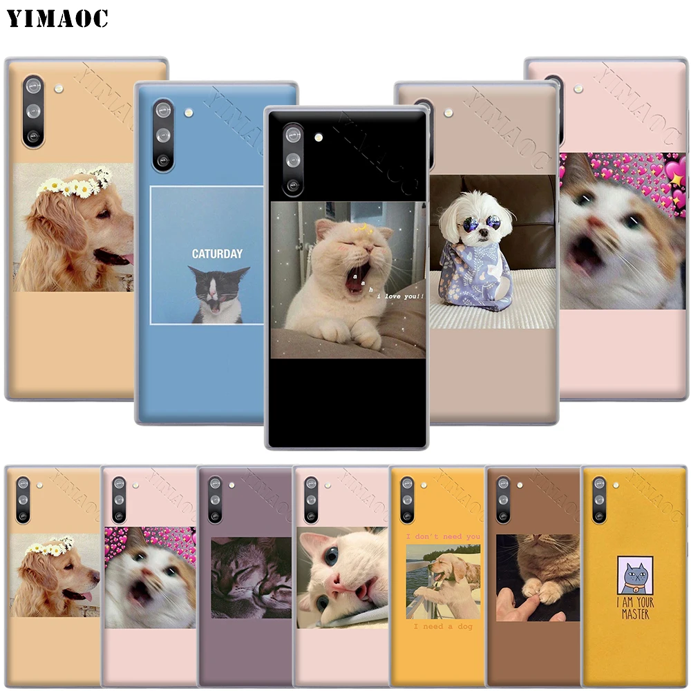 Мультяшный чехол YIMAOC для Samsung Galaxy S10 S9 S8 S7 Plus A70 A60 A50 A40 A30 A20 A10 A50S A30S A20S | Мобильные