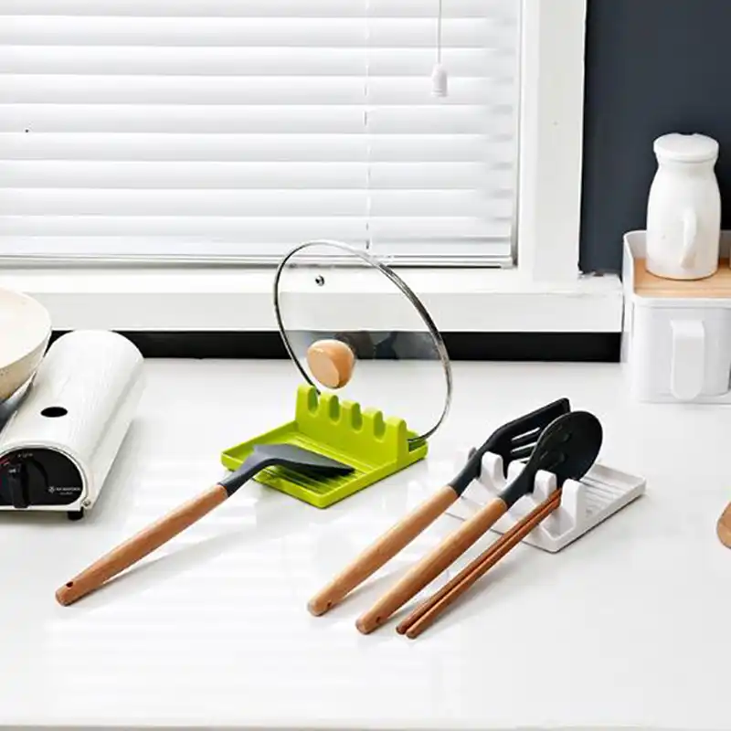 Kitchen Heat Resistant pp Spoon Rest Cooking Utensil Spatula Holder Tools Kitchen Heat Resistant pp Spoon Rest Cooking Utensil Spatula Holder Tools
