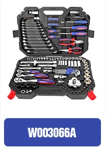 WORKPRO 123PC Mixed Tool Set Mechanics Tool Set Ratchet Spanner Wrench Socket Set 2019 New Design