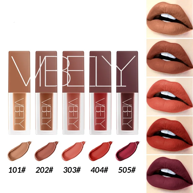 

1 Piece Liquid Lipstick Lip Gloss Professional Makeup Matte Lipstick Long Lasting Cosmetics
