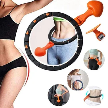 

Hoops Intelligent Counting Removable Adjustable Waist Slimming Fitness Waist Training YA88
