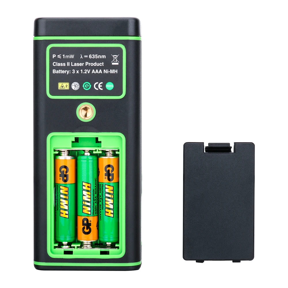 SNDWAY Laser Distance Meter 50m 164ft Laser Rangefinder Trena Build Instrument Measuring Tool LCD Display Rechargeable Battery