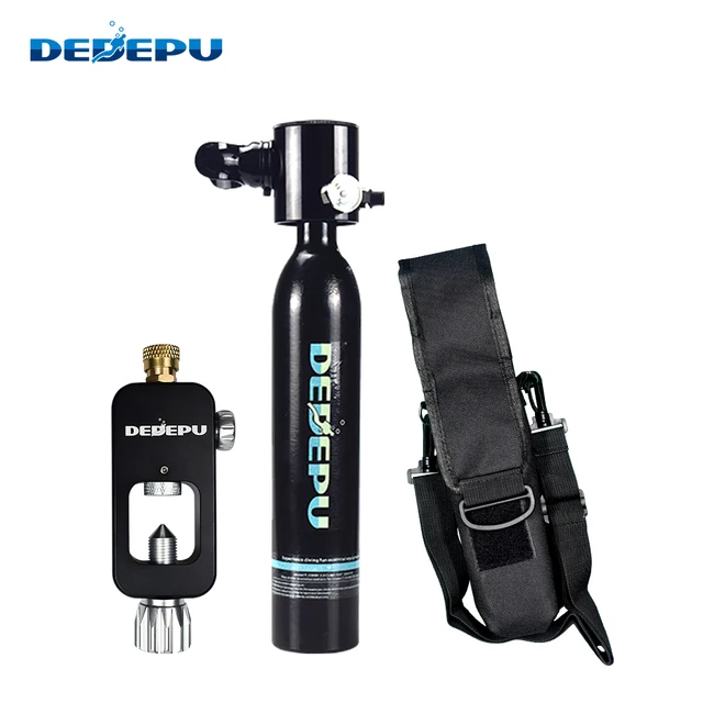 Фото мини баллон для подводного плавания dedepu 05l кислородный оборудование цена