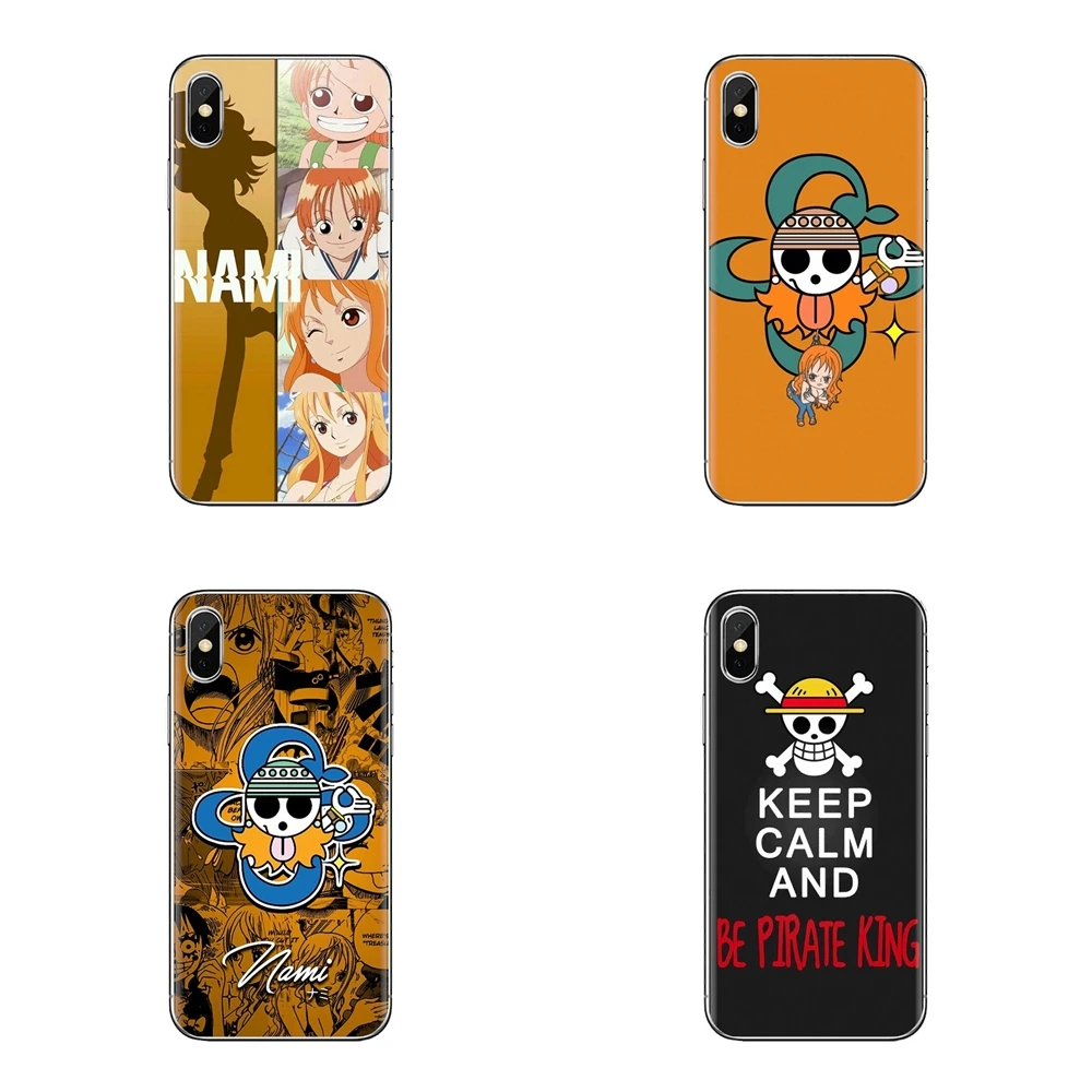 Phone Shell Covers anime One Piece Nami skull flag For LG Spirit Motorola Moto X4 E4 E5 G5 G5S G6 Z Z2 Z3 G2 G3 C Play Plus Mini |