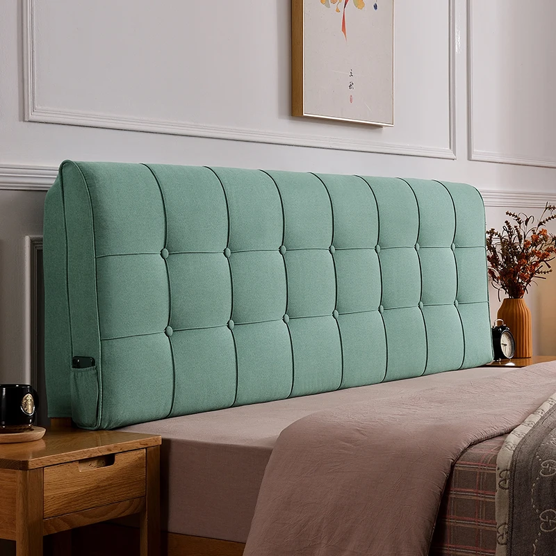 Nordic style bed head pillows no bed tatami pillows can be adapted washable towel head cover back board soft cover