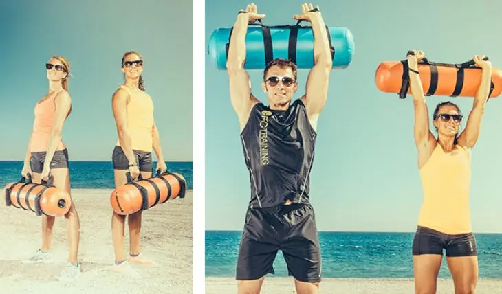 80 фунтов Aqua Bag тяжелая атлетика регулируемые гантели портативные складные