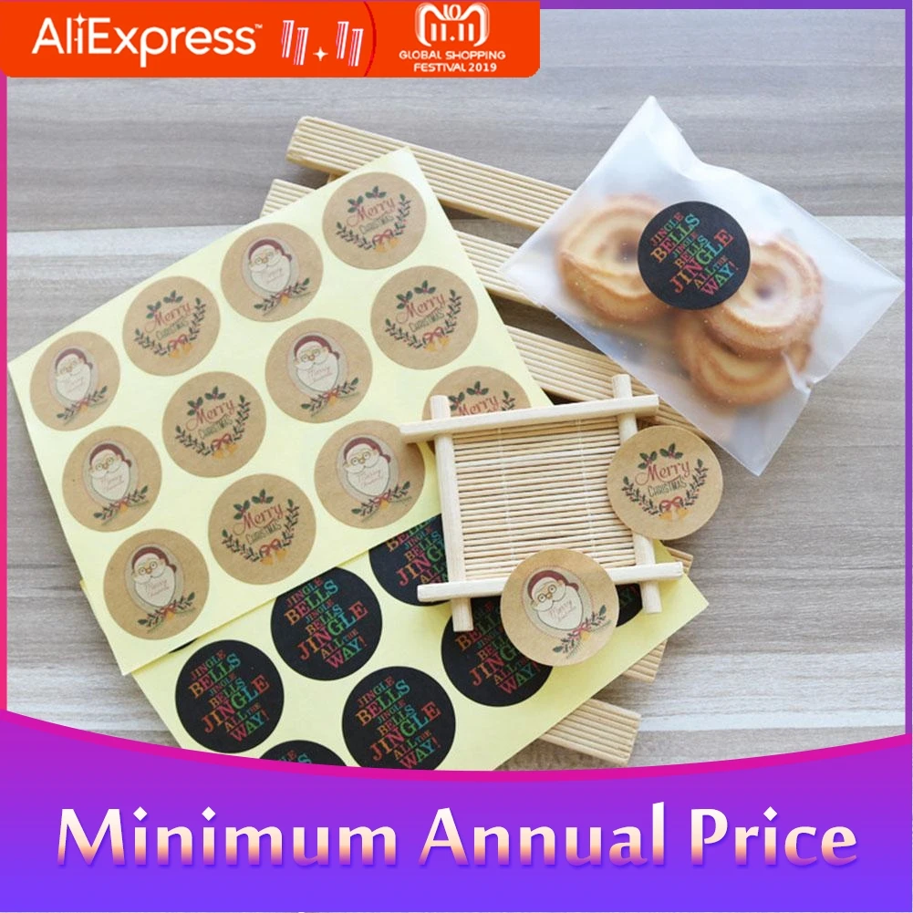 

Stickers 12Pcs Santa Claus Kraft Paper Sticker Merry Christmas Jingle Bell Seal Sticker DIY Paper Label Seal Sticker DIY Paoer